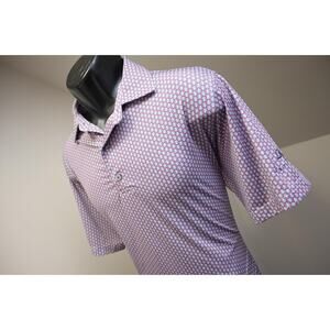 FootJoy Golf Polo Athletic Seashells Dry Fitting Golf Shirt Mens Size Medium